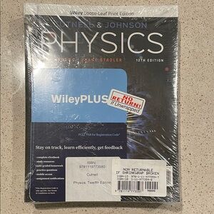 NEW - Physics 12th Edition Textbook with WileyPLUS